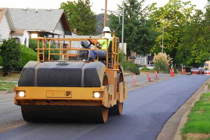 Subdivision Asphalt installation